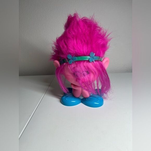 Dreamworks 2016 POPPY TROLL Hair Styling Station Head 12" Tall - Picture 2 of 5